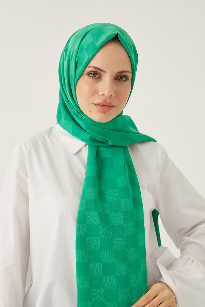 Dama Desen İpeksi Jakar Şal