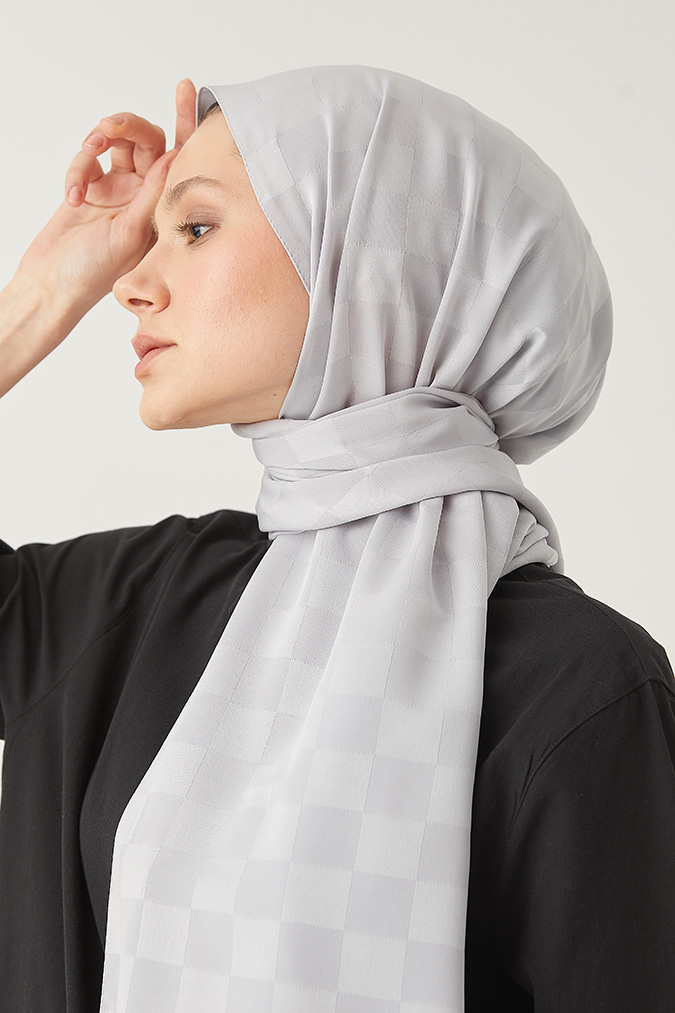 Dama Desen İpeksi Jakar Şal