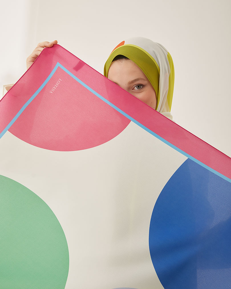 Dijital Krep Balon Desen