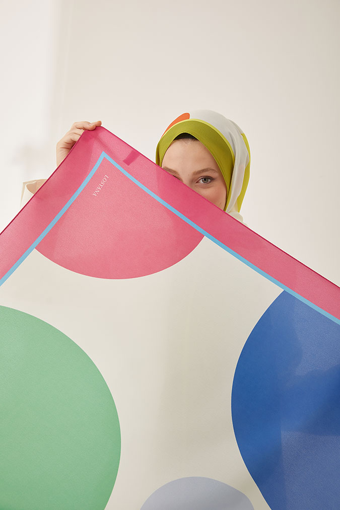 Dijital Krep Balon Desen