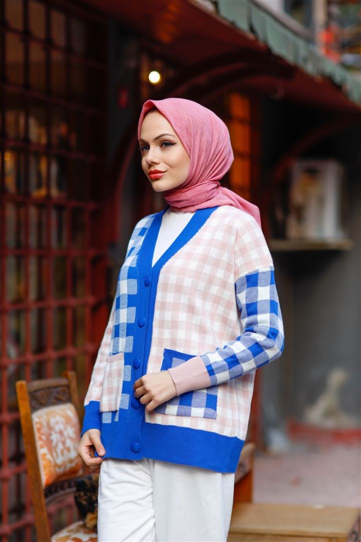 Harmony Pamuk Keten eşarp Pembe