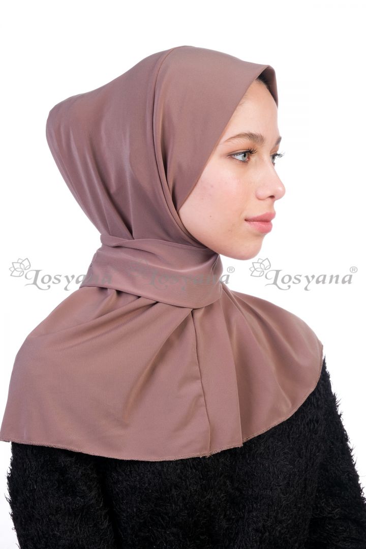 Çıtçıtlı Boyunluk Hijab Vizon