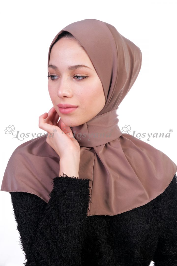 Çıtçıtlı Boyunluk Hijab Vizon