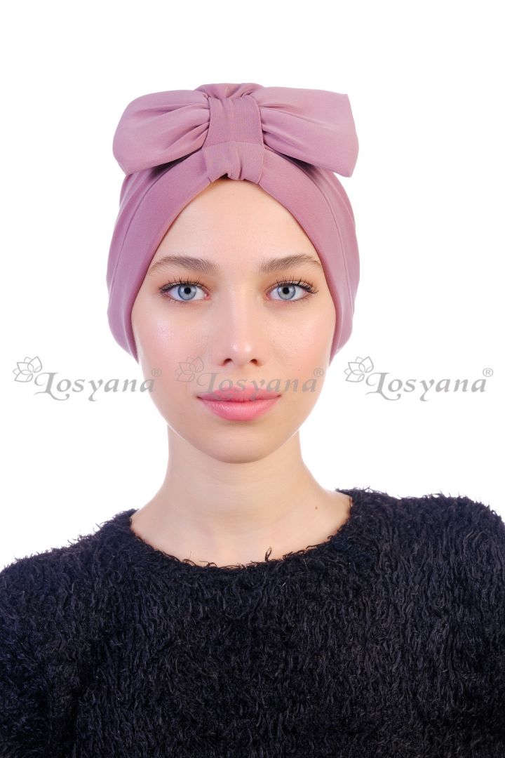 Fiyonklu Bone Gül Kurusu