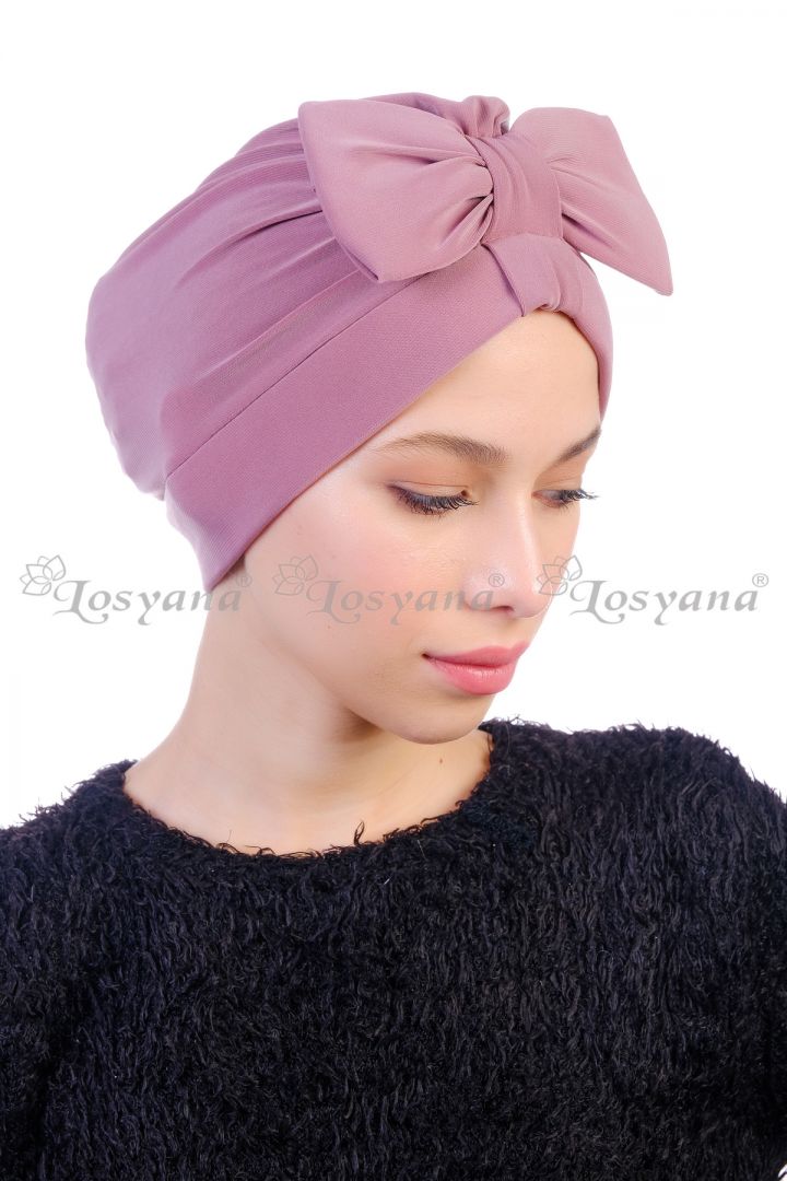 Fiyonklu Bone Gül Kurusu