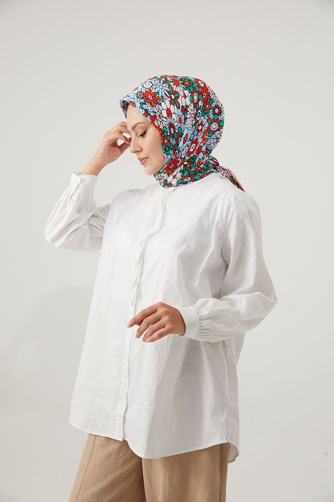 Pliseli Eşarp Model A
