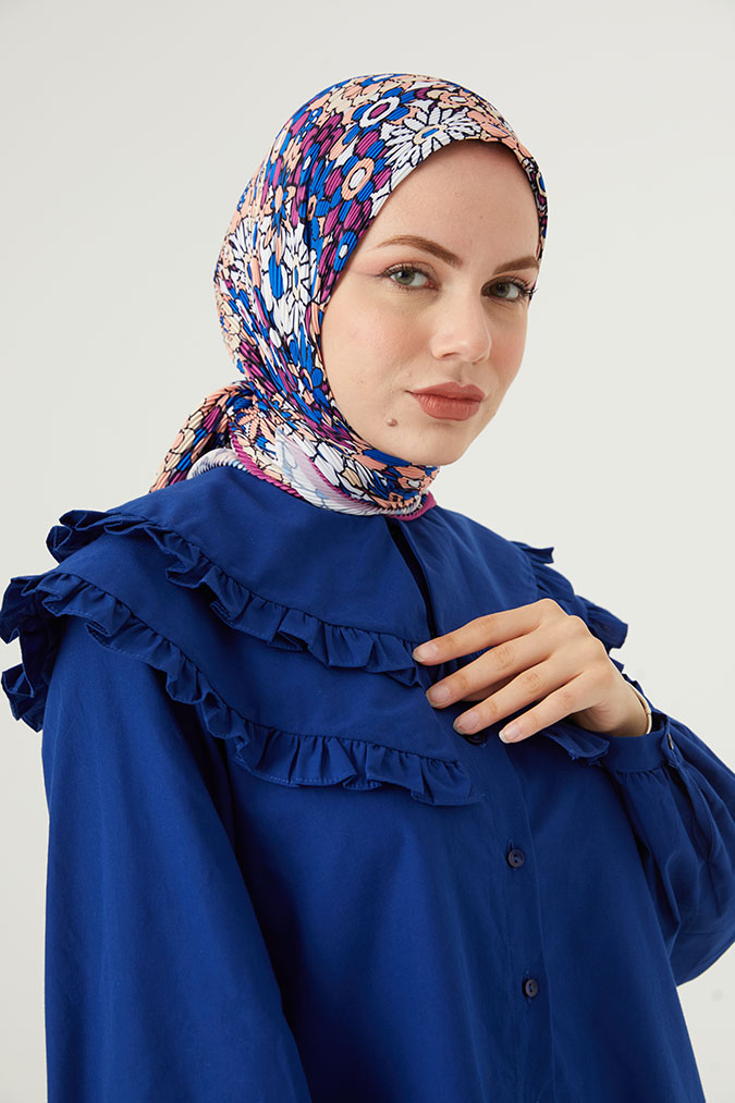 Pliseli Eşarp Model A