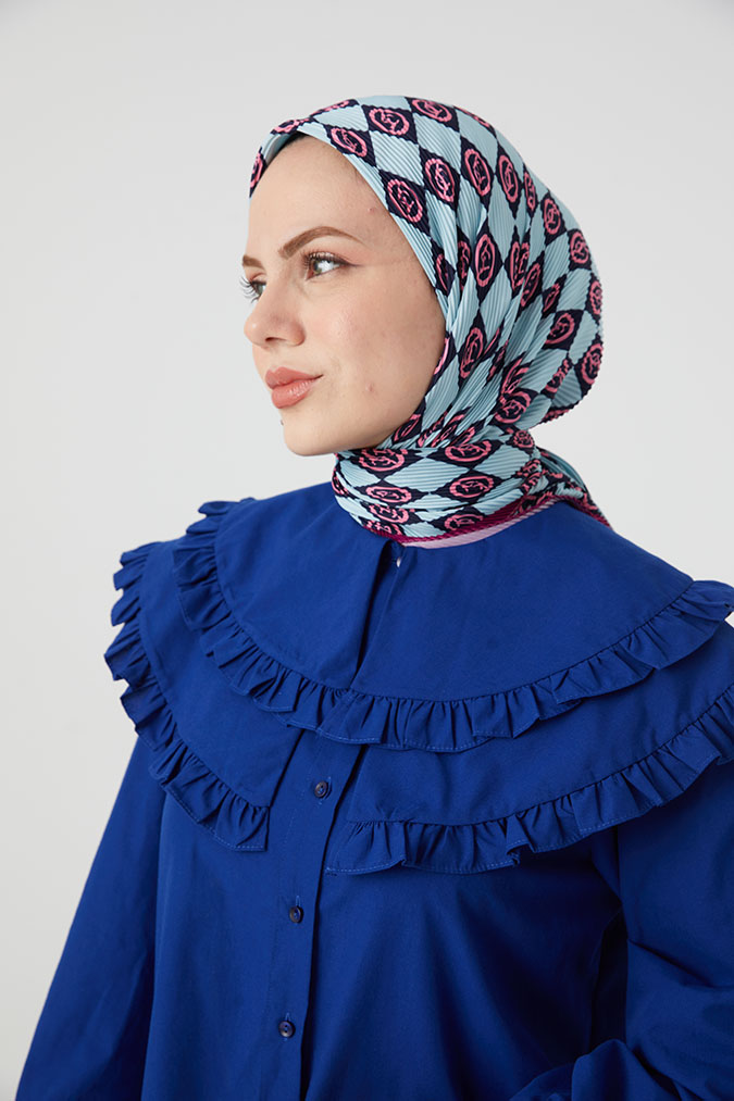 Pliseli Eşarp Model B