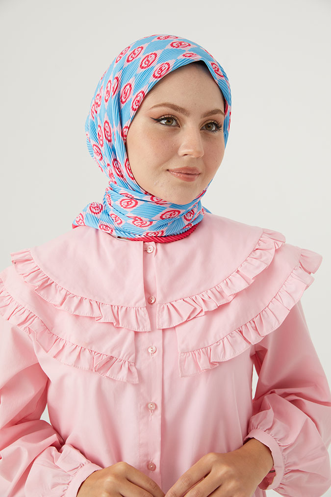 Pliseli Eşarp Model B